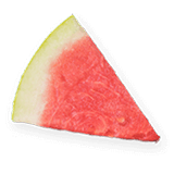 A slice of watermelon.