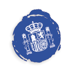 El sello real de España.